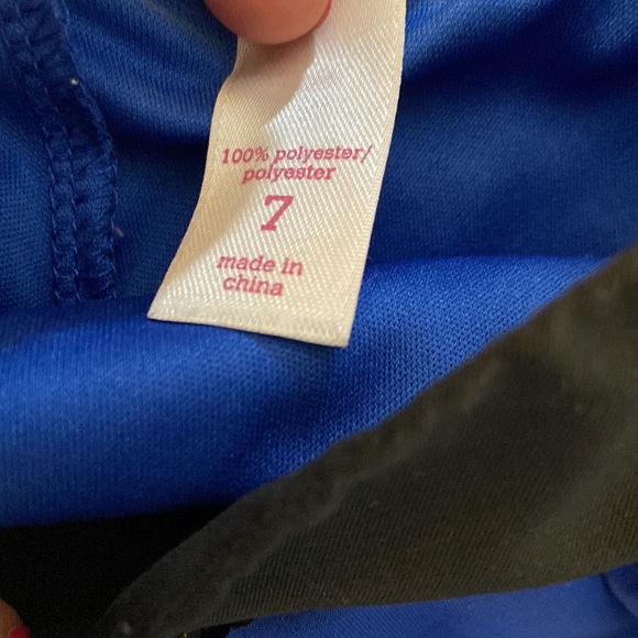 Justice polka dot sequins skirt/skort size 7 - Picture 3 of 5